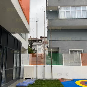 4 Metre Paslanmaz Bayrak Direği 4 Metre Paslanmaz Bayrak Direği