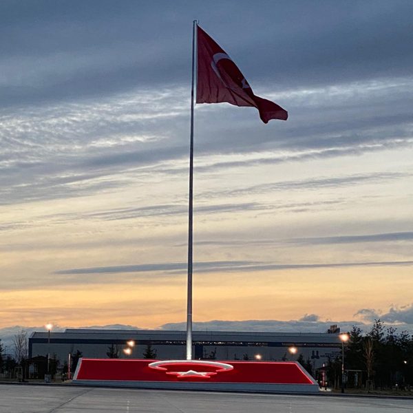 Galvaniz Bayrak Direği